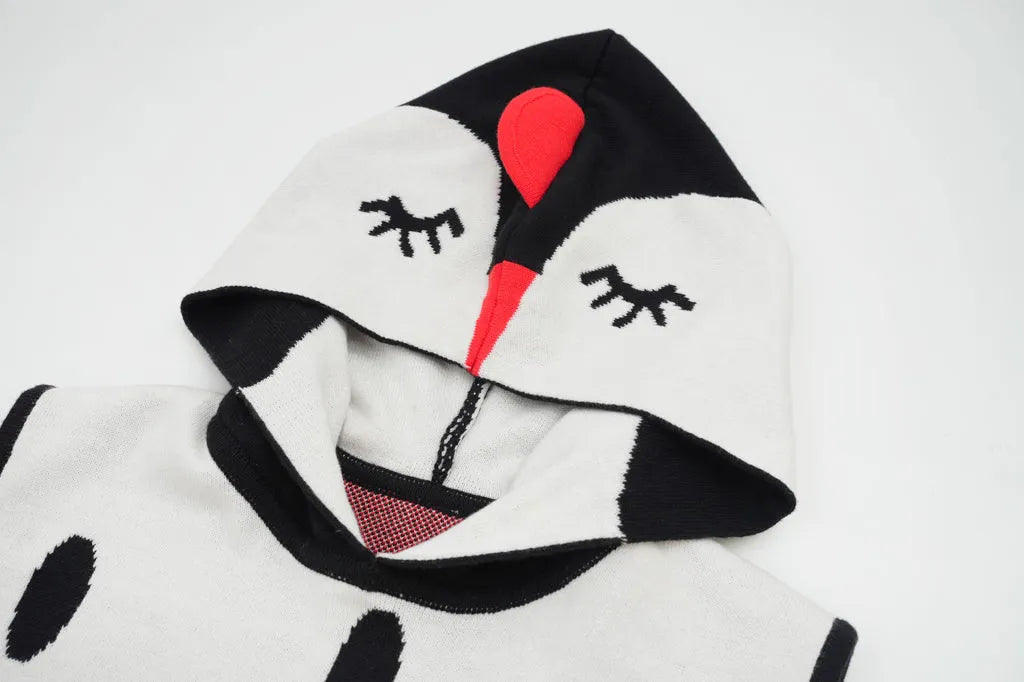 Poco Blush Penguin Knit Vest