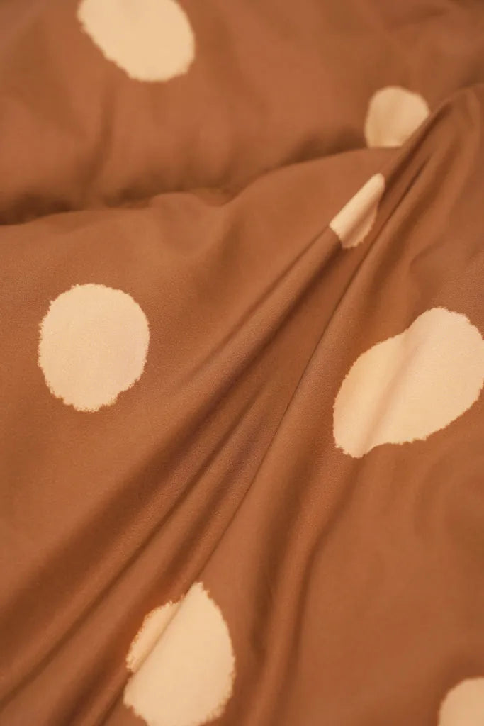 Poco Blush Hanging Flowers Deer Down Jacket