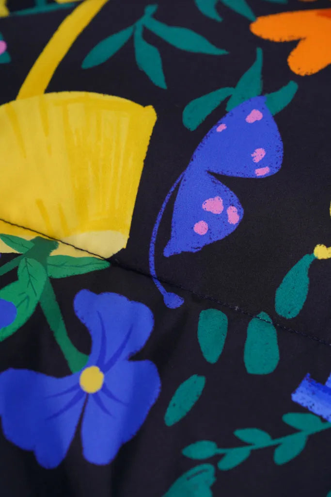 Poco Blush William Morris Reversible Down Jacket