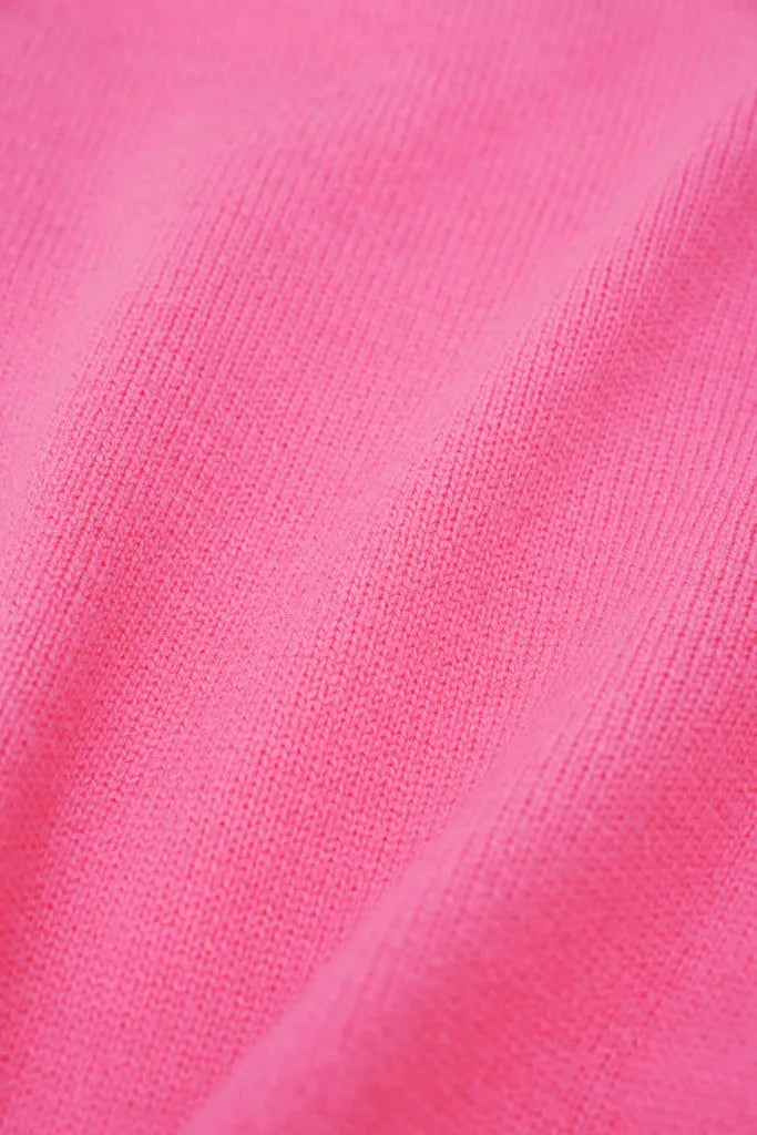 Poco Blush Dragon Pleated Knit Skirt