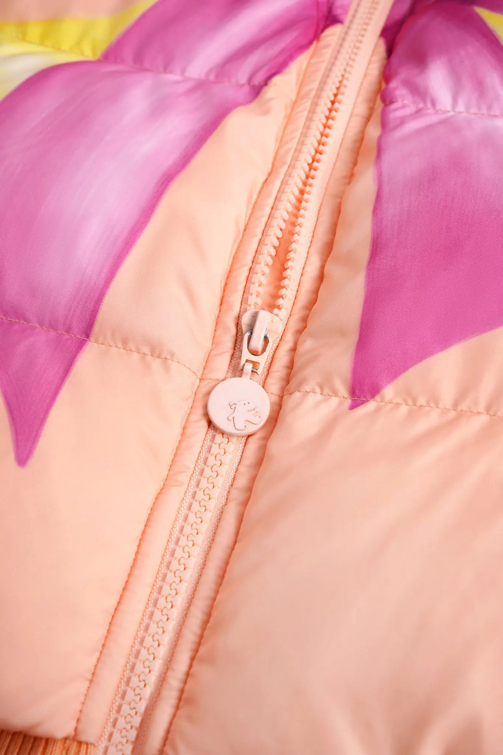 Poco Blush Bow Print Goose Down Jacket