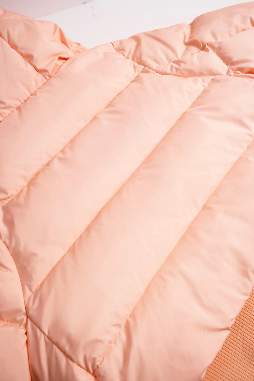Bow Print Goose Down Jacket by Poco Blush, image 14