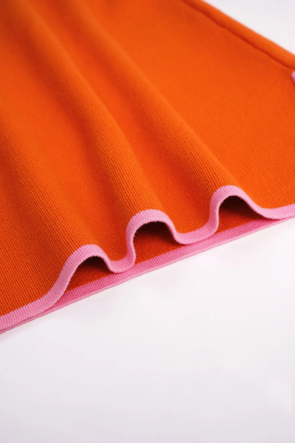 Poco Blush Peach Celebration Chinese-Style Knit Dress