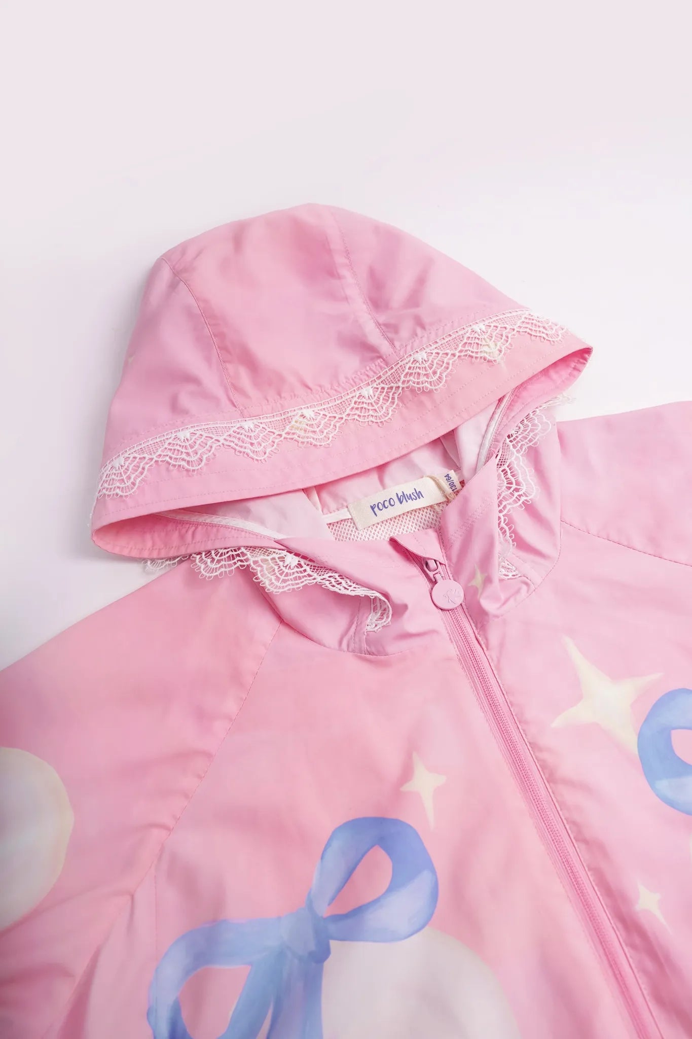 Poco Blush Swan Wing Sheer Summer Jacket