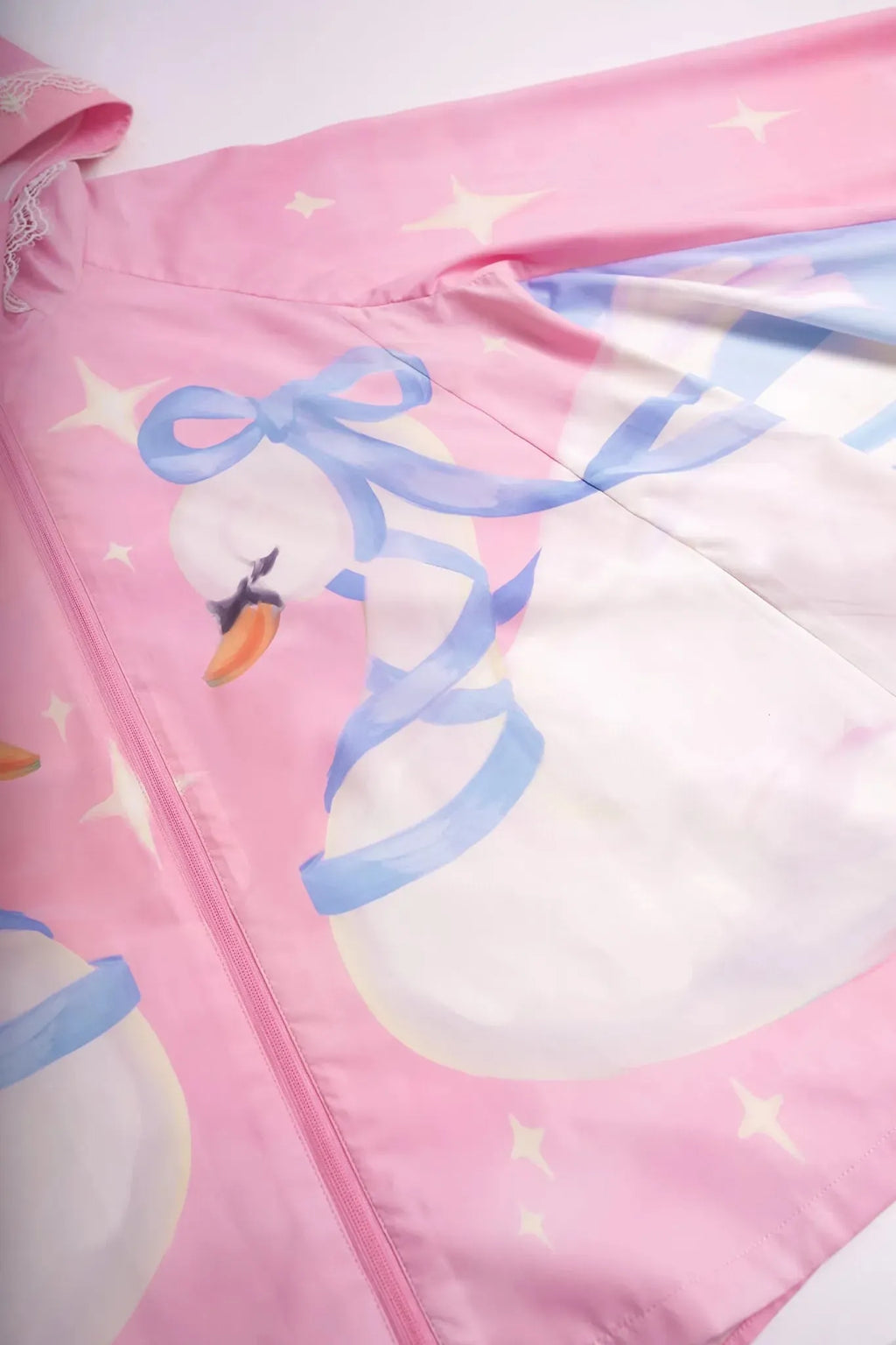 Poco Blush Swan Wing Sheer Summer Jacket