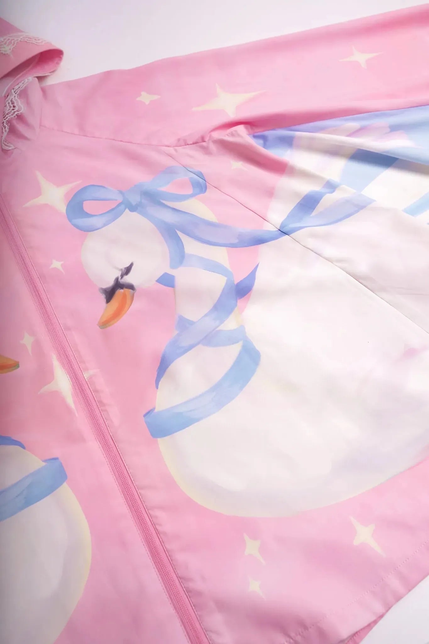 Poco Blush Swan Wing Sheer Summer Jacket