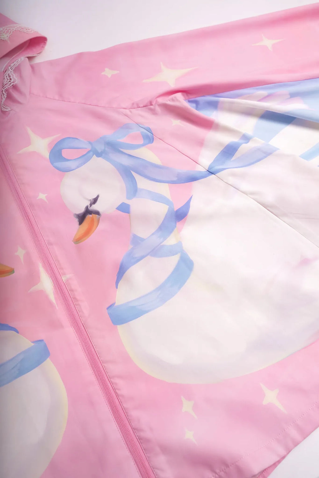 Poco Blush Swan Wing Sheer Summer Jacket