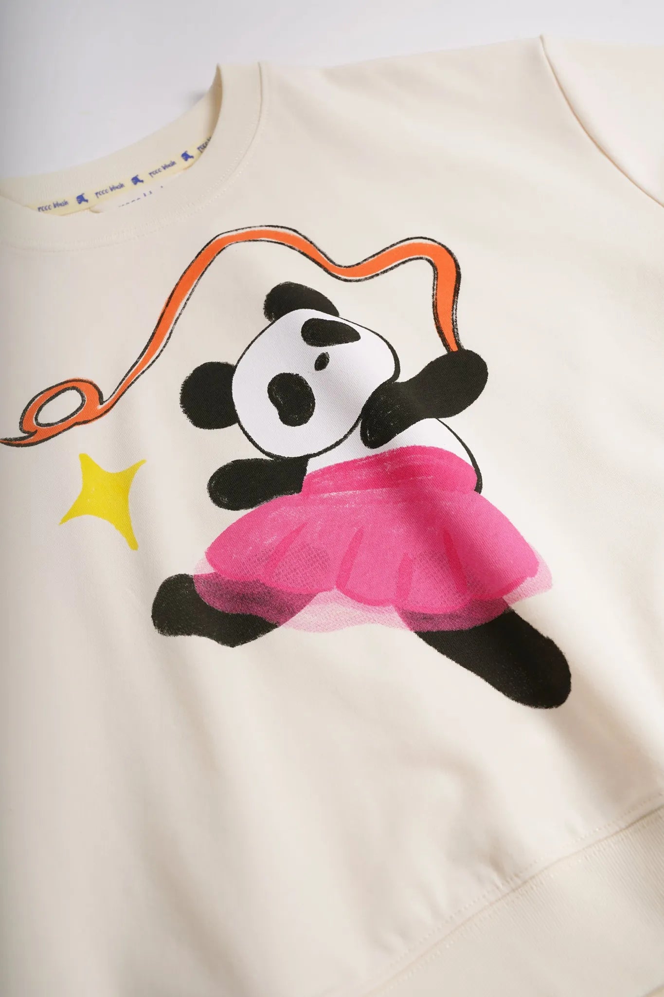 Poco Blush Dancing Panda Dry‑Fit Play Tee