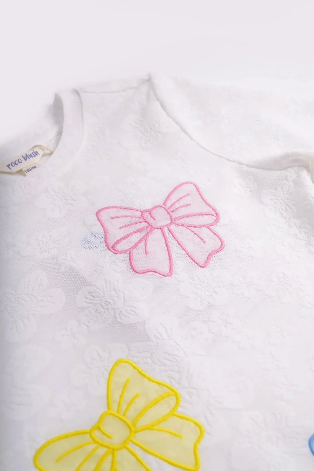 Poco Blush Butterfly Lace Mesh Layering Top