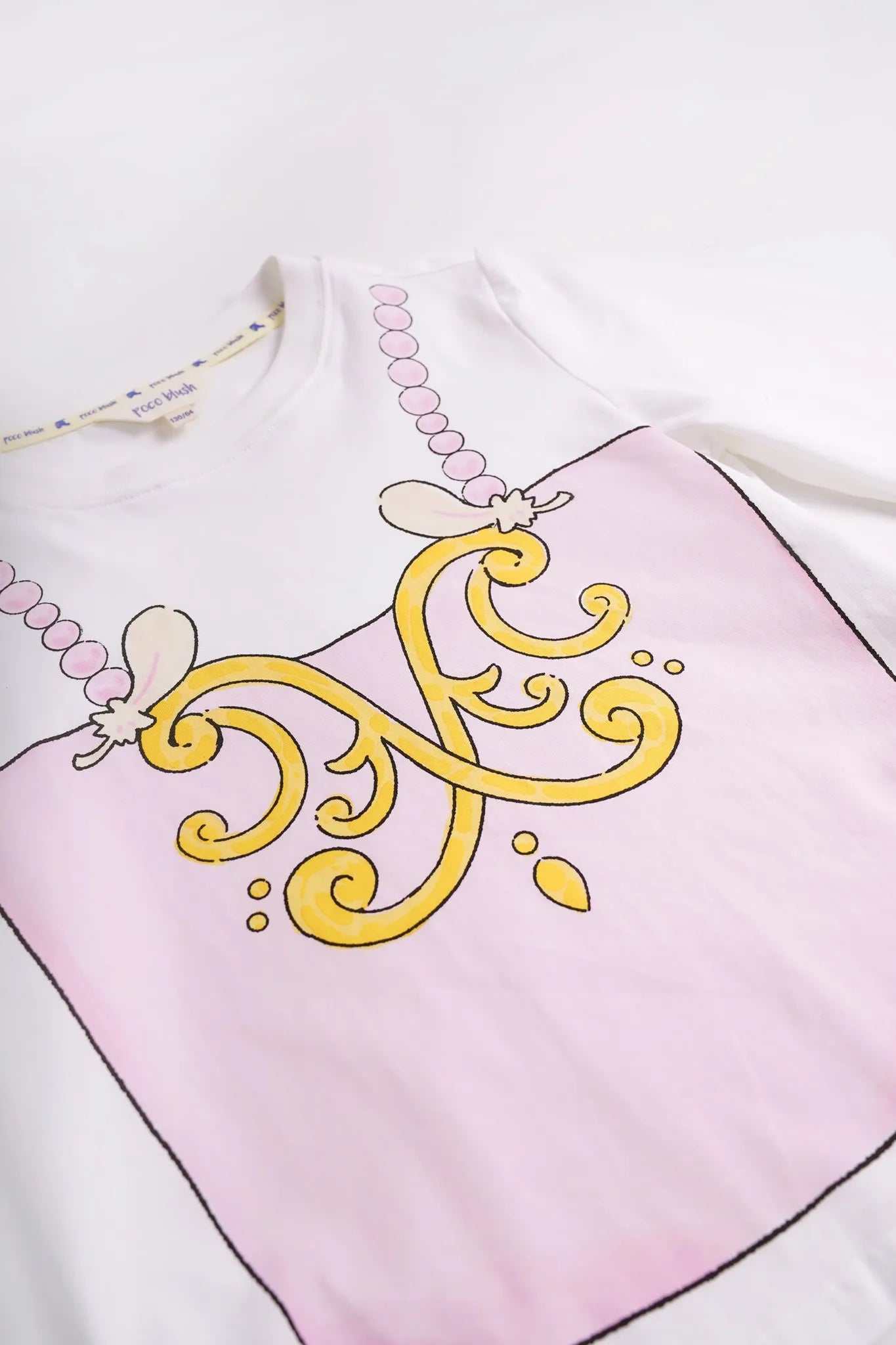 Poco Blush Ballet-Inspired Feather Tee