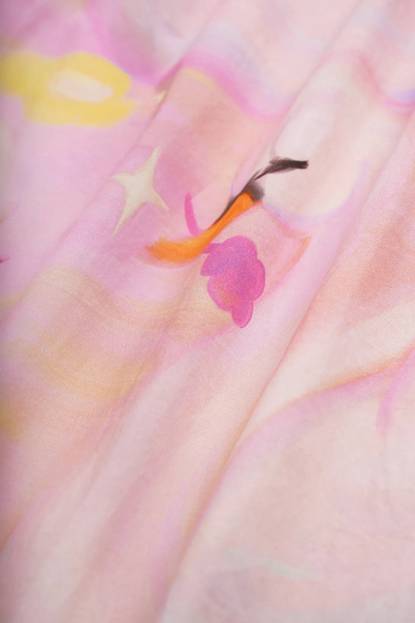 Poco Blush Swan Dream Print Lace Shirt