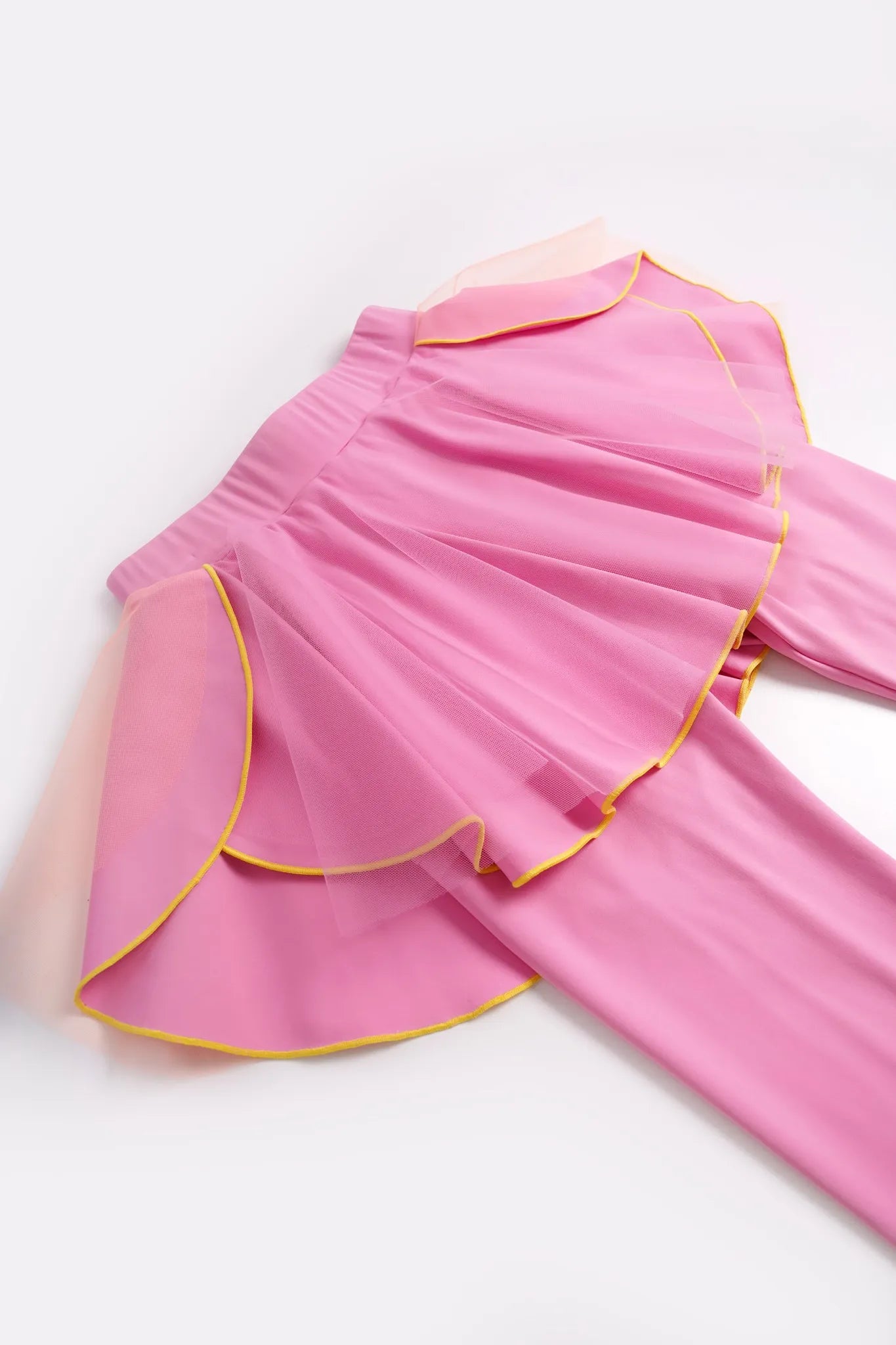 Poco Blush Petal Mesh Yoga Skort