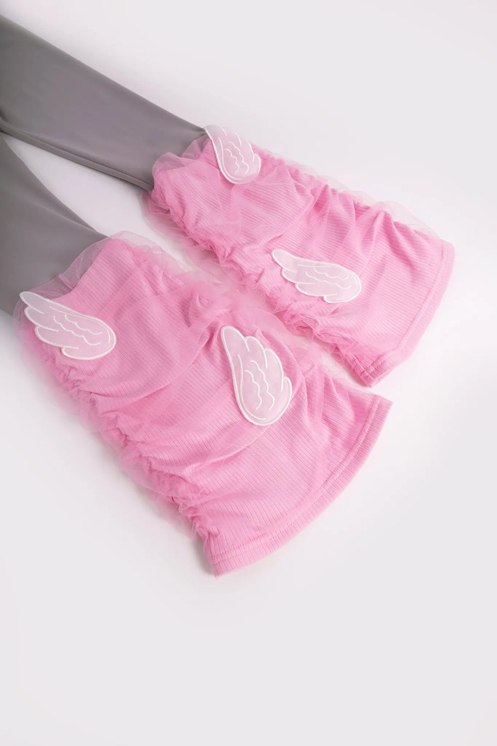 Poco Blush Featherlight Mesh Layered Leggings