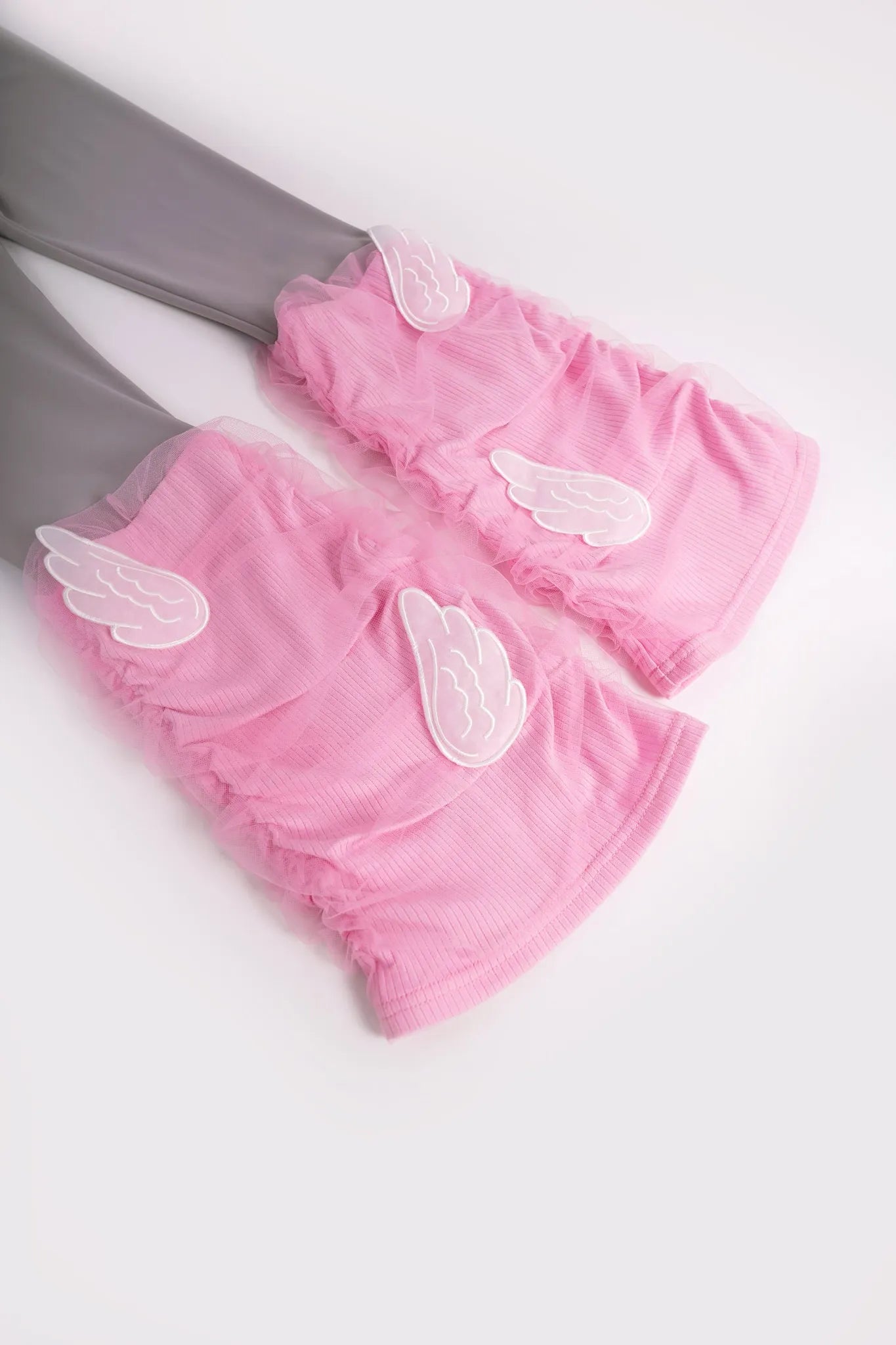 Poco Blush Featherlight Mesh Layered Leggings