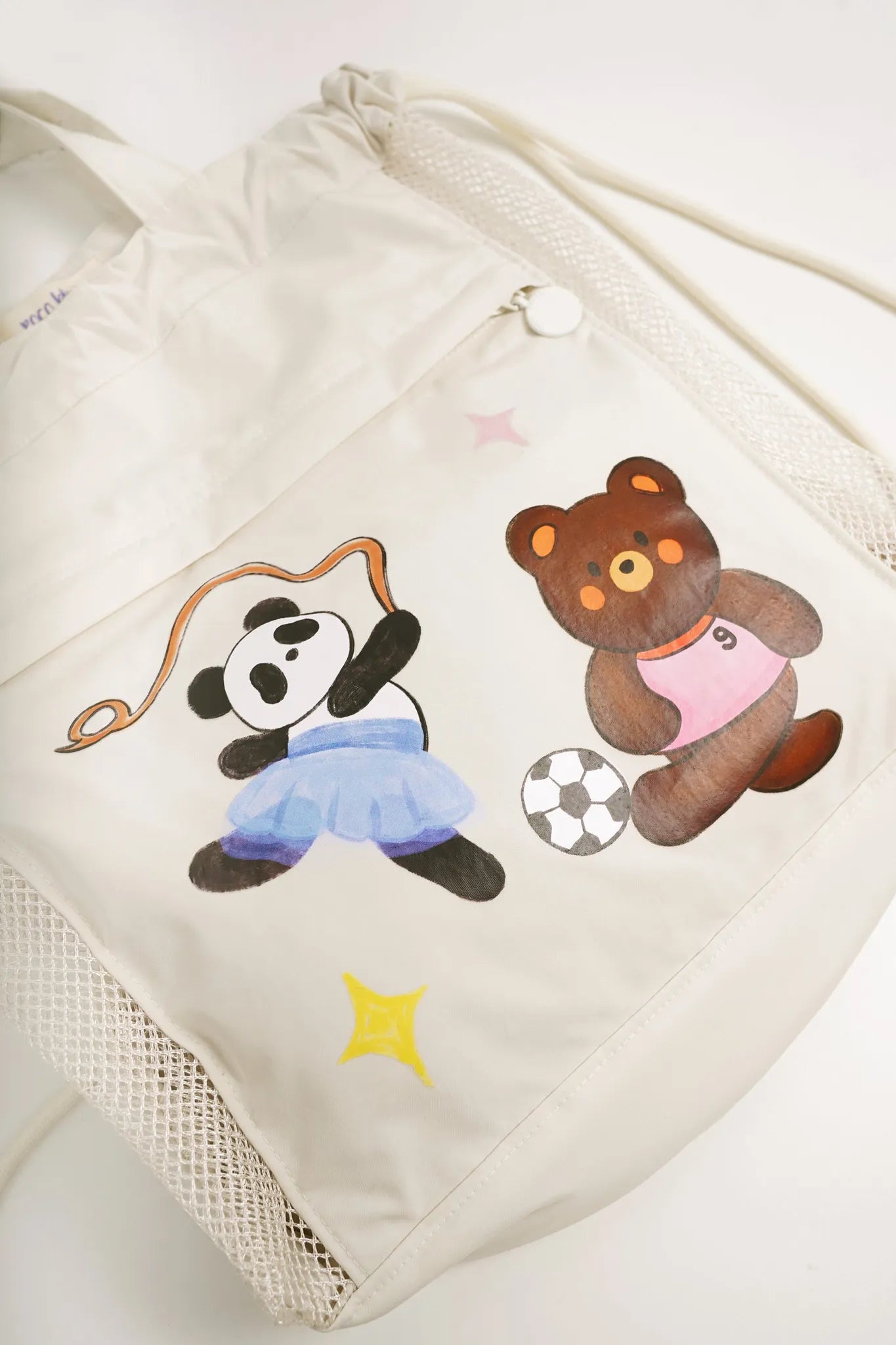 Poco Blush Panda & Bear Backpack
