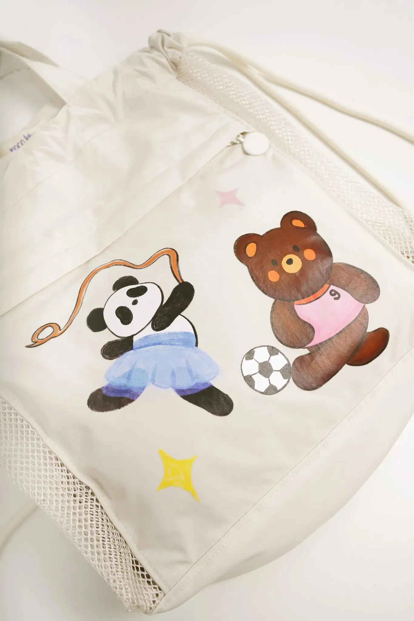 Poco Blush Panda & Bear Backpack