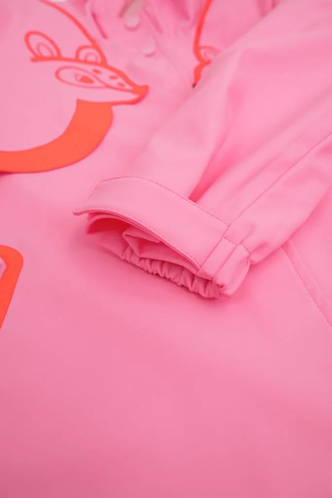 Poco Blush Deer Silhouette Rain Coats