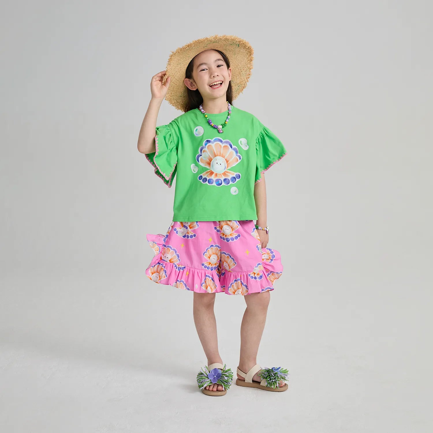 Poco Blush Pearl Cat Shell Adventure Tee