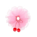 Poco Blush Lucky Cherry Embroidered Scrunchie