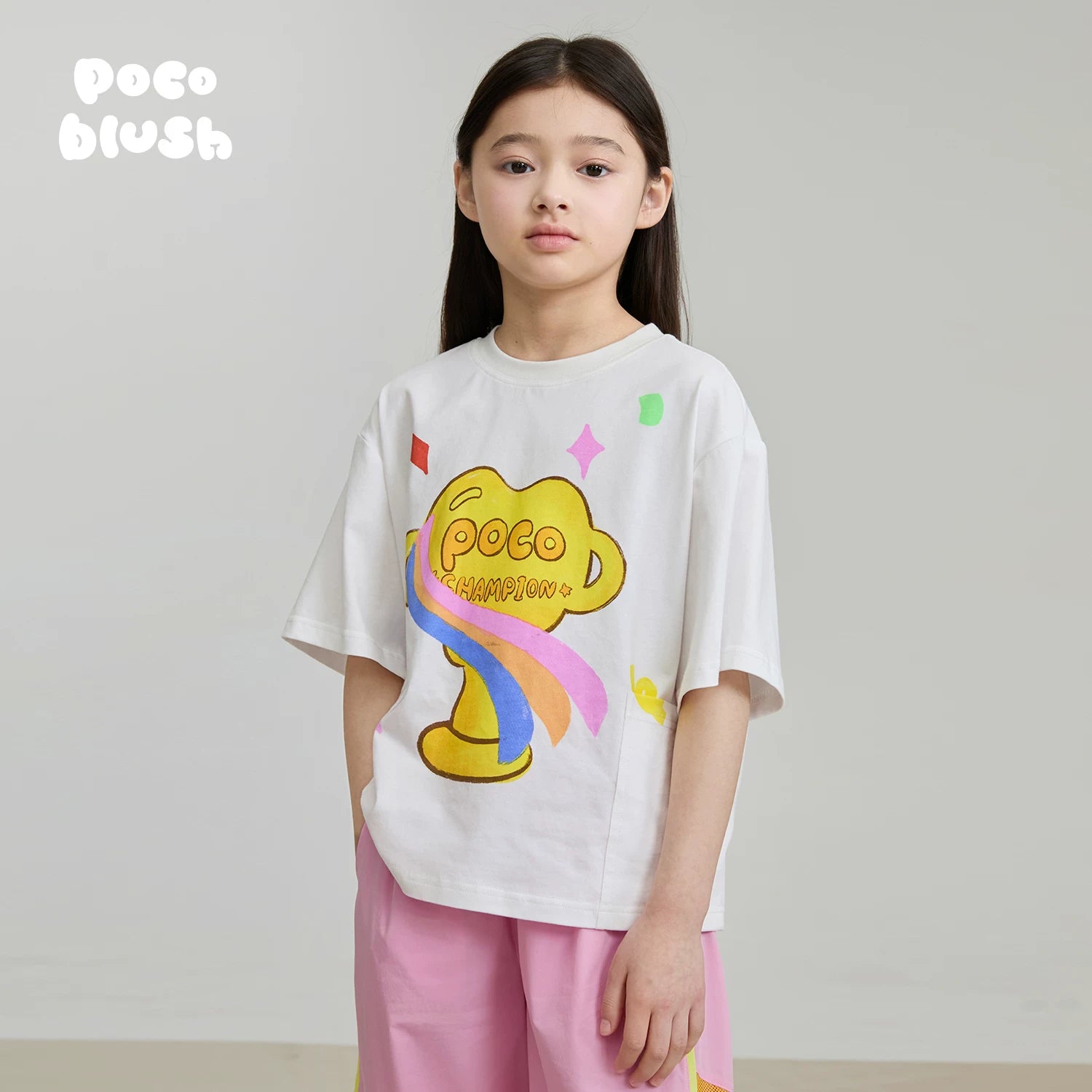 Poco Blush Trophy Winner Pocket Tee