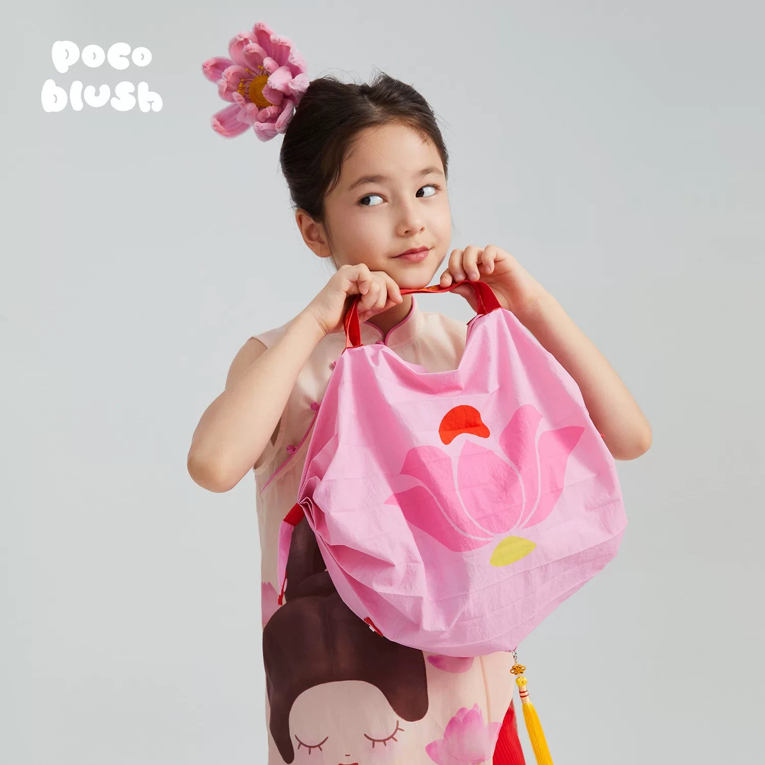 Poco Blush Rabbit-Forest Lantern Bag