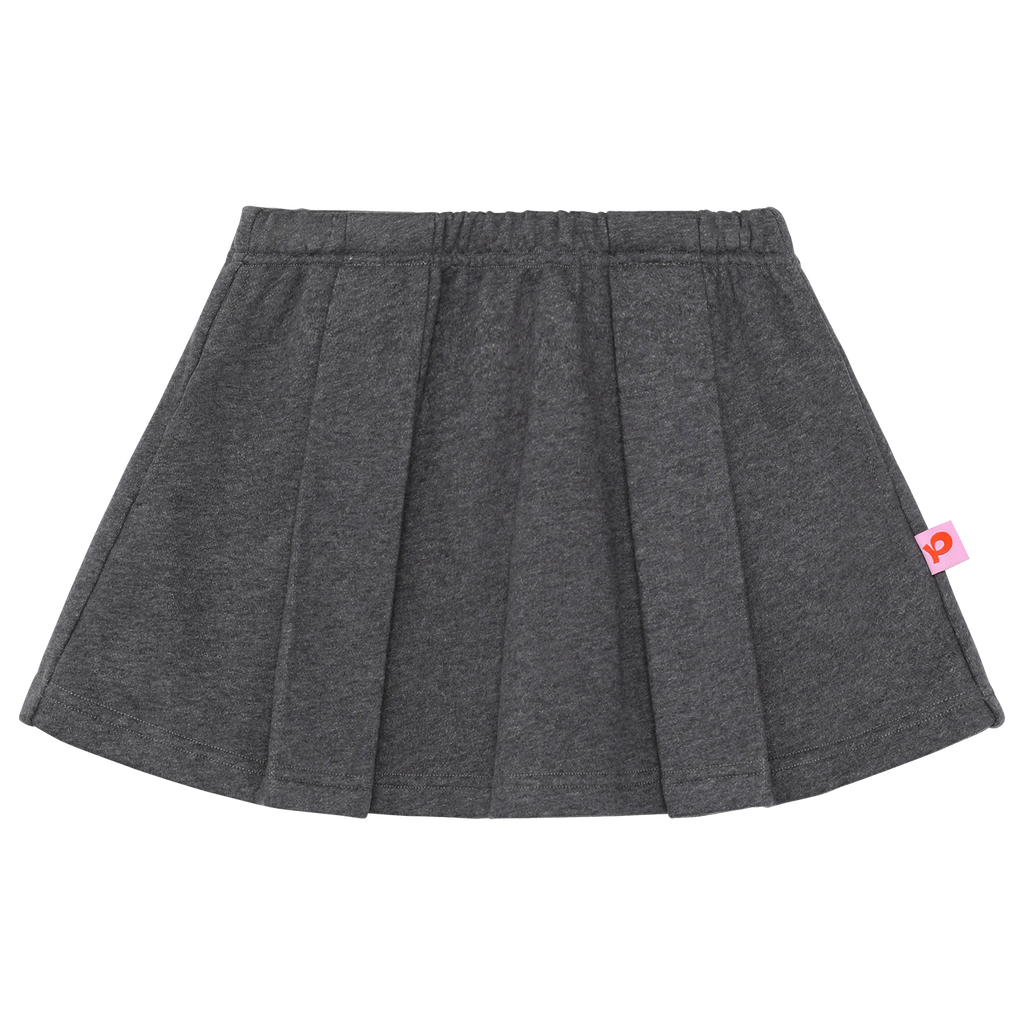 Set Ink-Wash cu pantaloni și fustă plisată — Gri melanj; piesă a setului prezentată separat; se vinde doar ca set complet din două piese