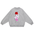 Hide-and-Seek Cat Sweatshirt — Pencil Grey