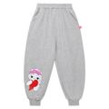 Hide-and-Seek Cat Joggers — Pencil Grey