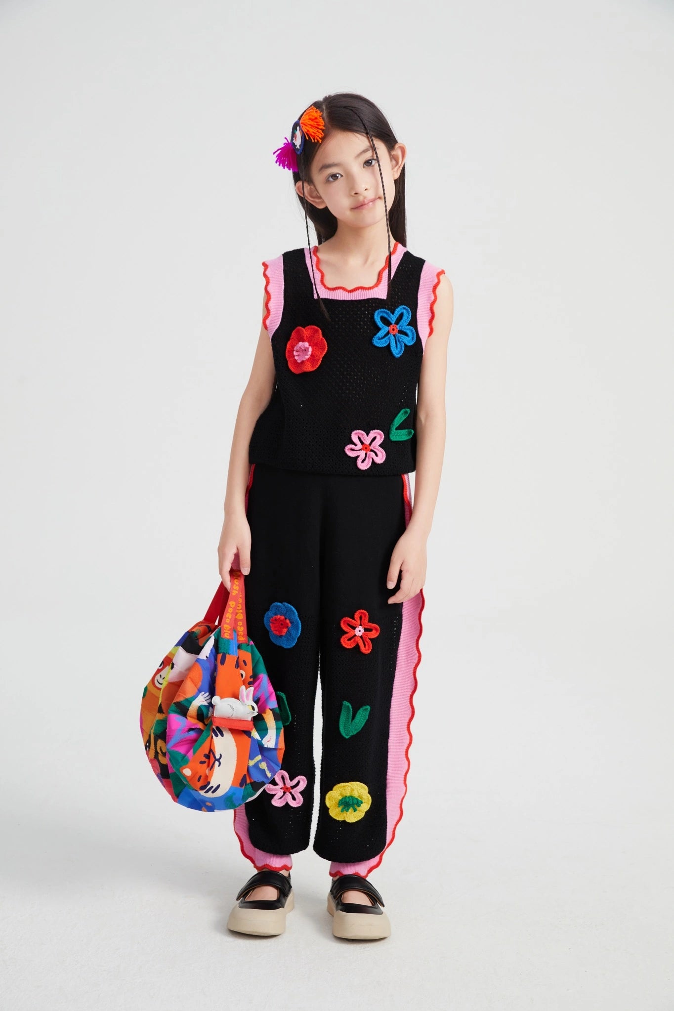 Poco Blush Lotus Lantern Fold-Up Bag