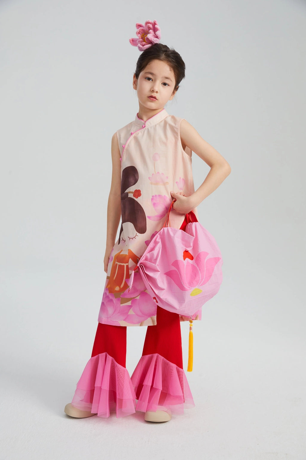 Lotus Lantern Fold-Up Bag by Poco Blush, image 2