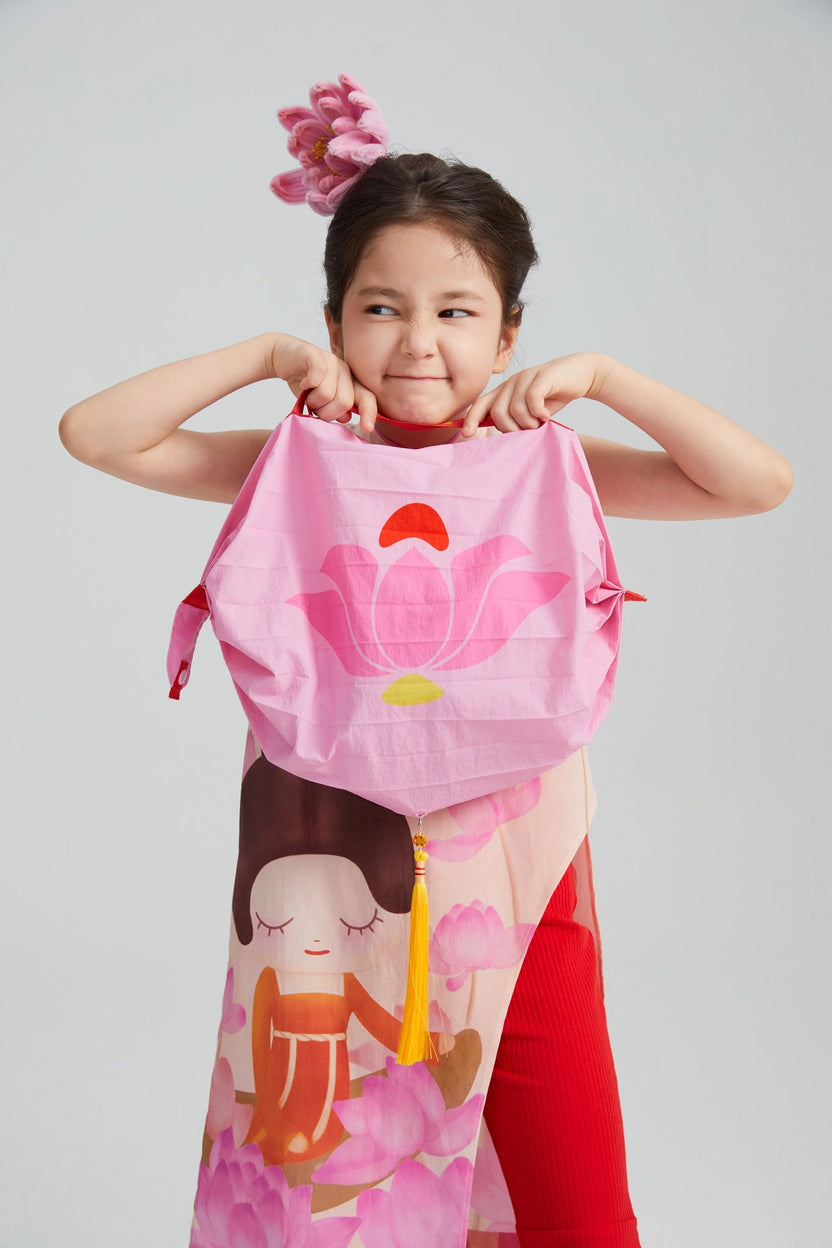 Lotus Lantern Fold-Up Bag by Poco Blush, image 4