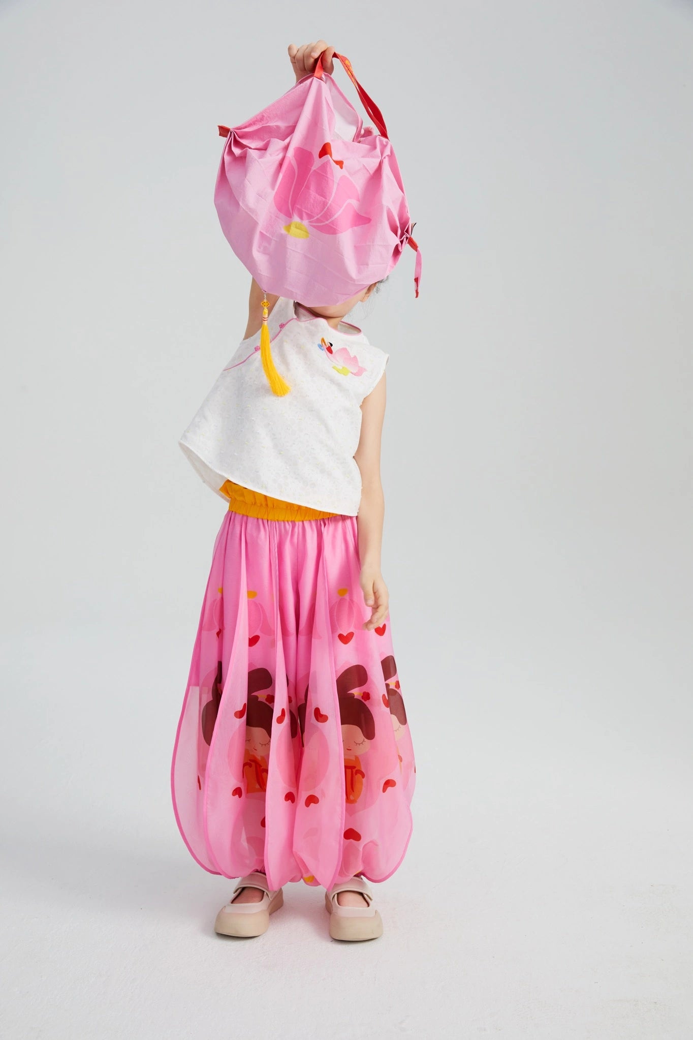 Lotus Lantern Fold-Up Bag by Poco Blush, image 6