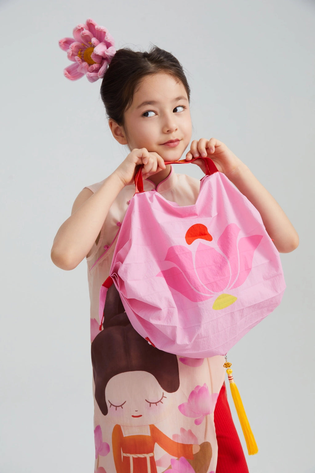 Lotus Lantern Fold-Up Bag by Poco Blush, image 8