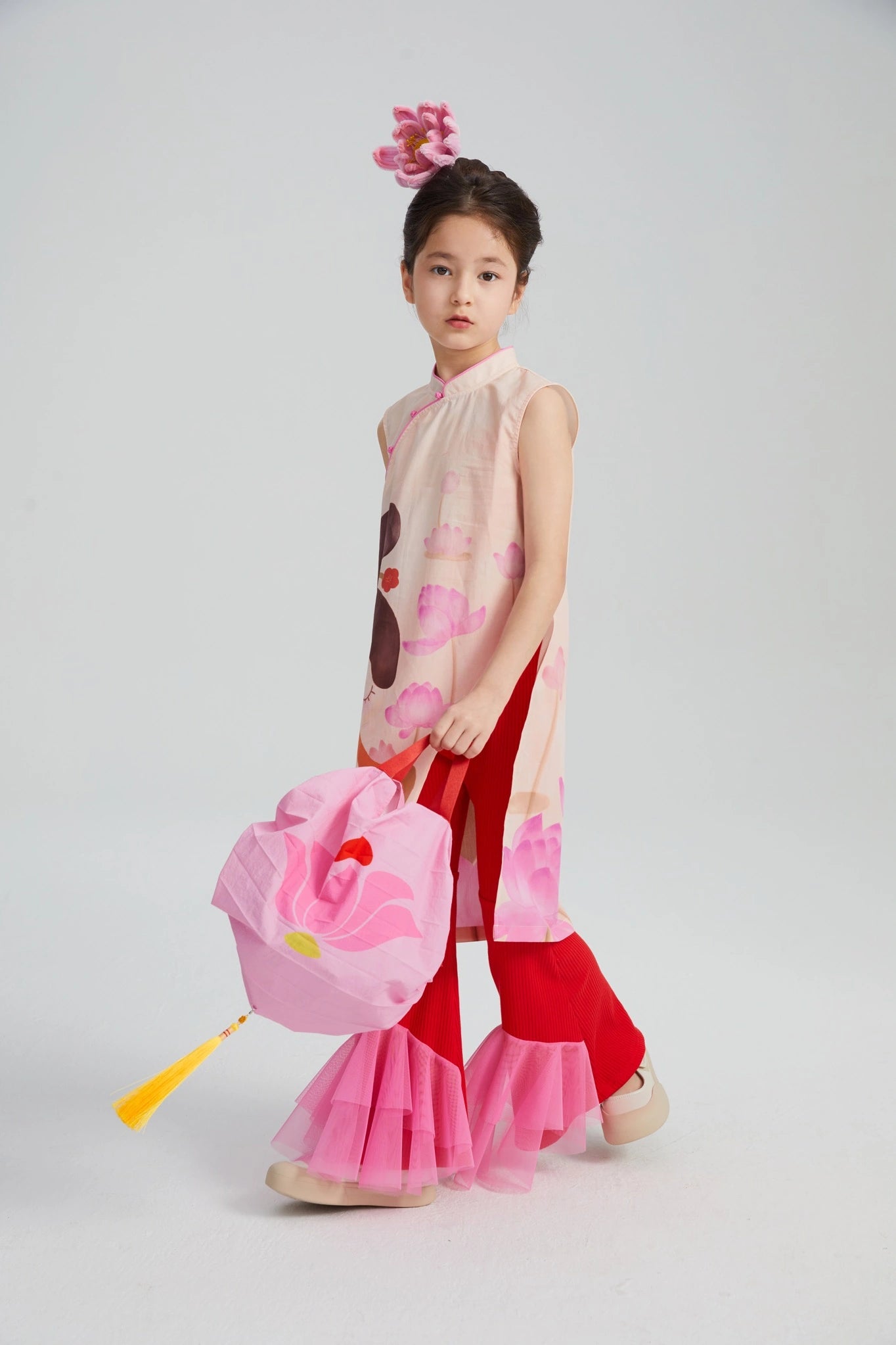 Lotus Lantern Fold-Up Bag by Poco Blush, image 9