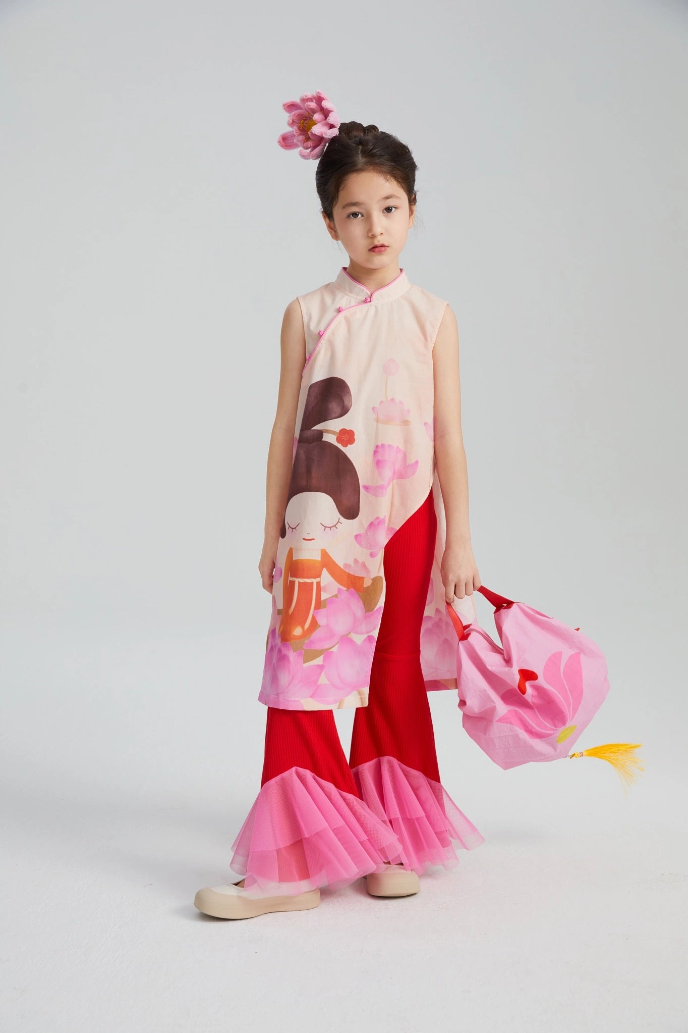 Lotus Lantern Fold-Up Bag by Poco Blush, image 10