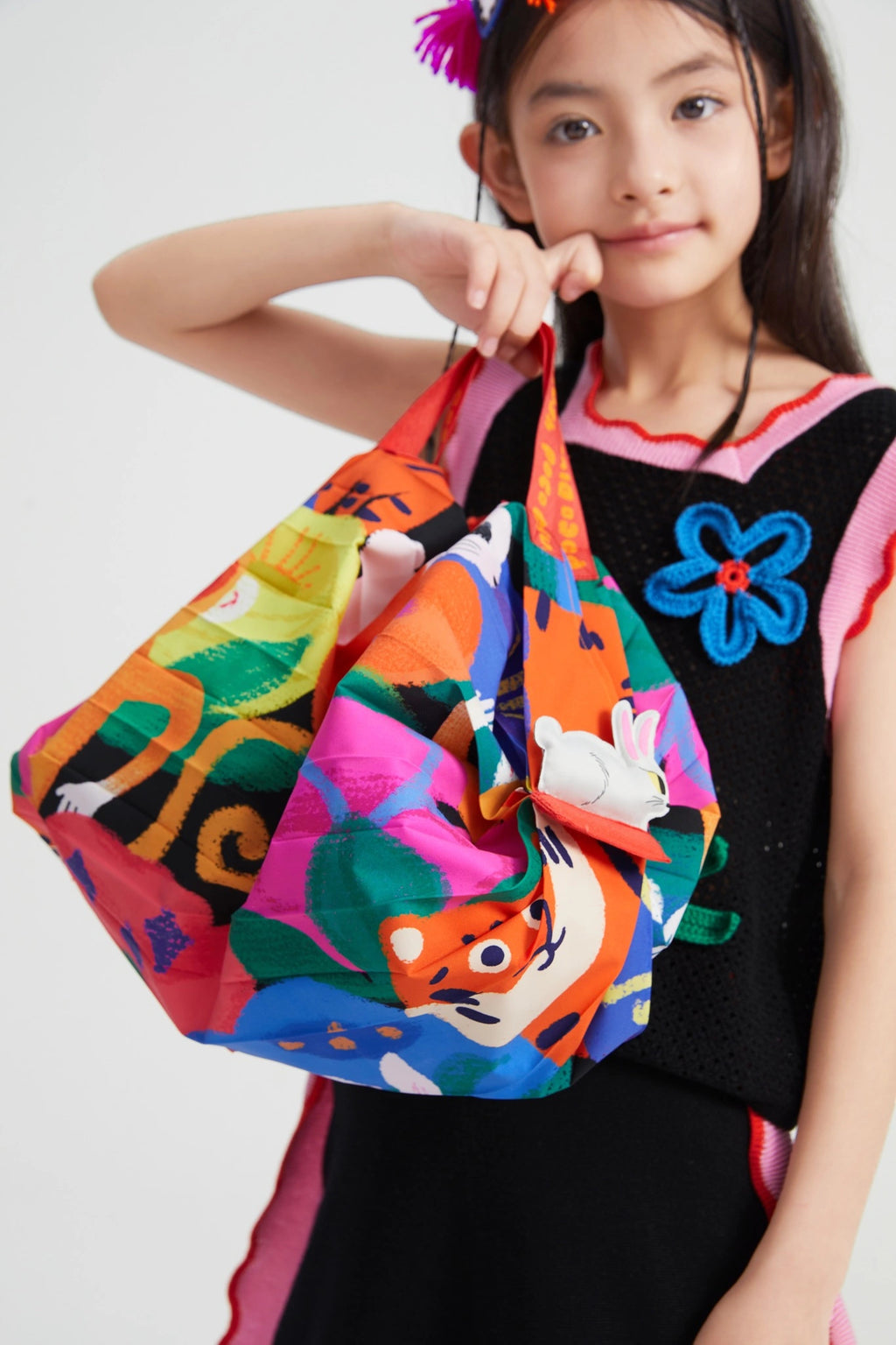 Poco Blush Rabbit-Forest Lantern Bag