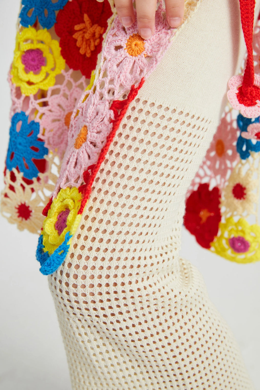 Poco Blush Camellia Lace Flare Pants