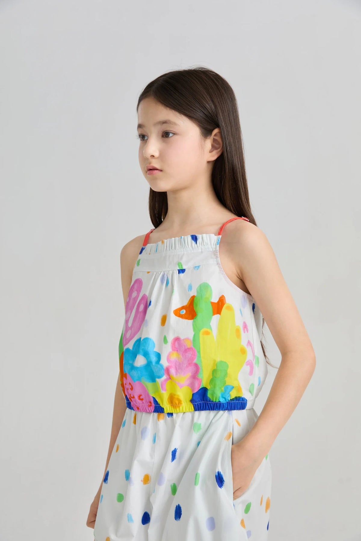 Coral-Reef Adjustable Cami by Poco Blush, image 6