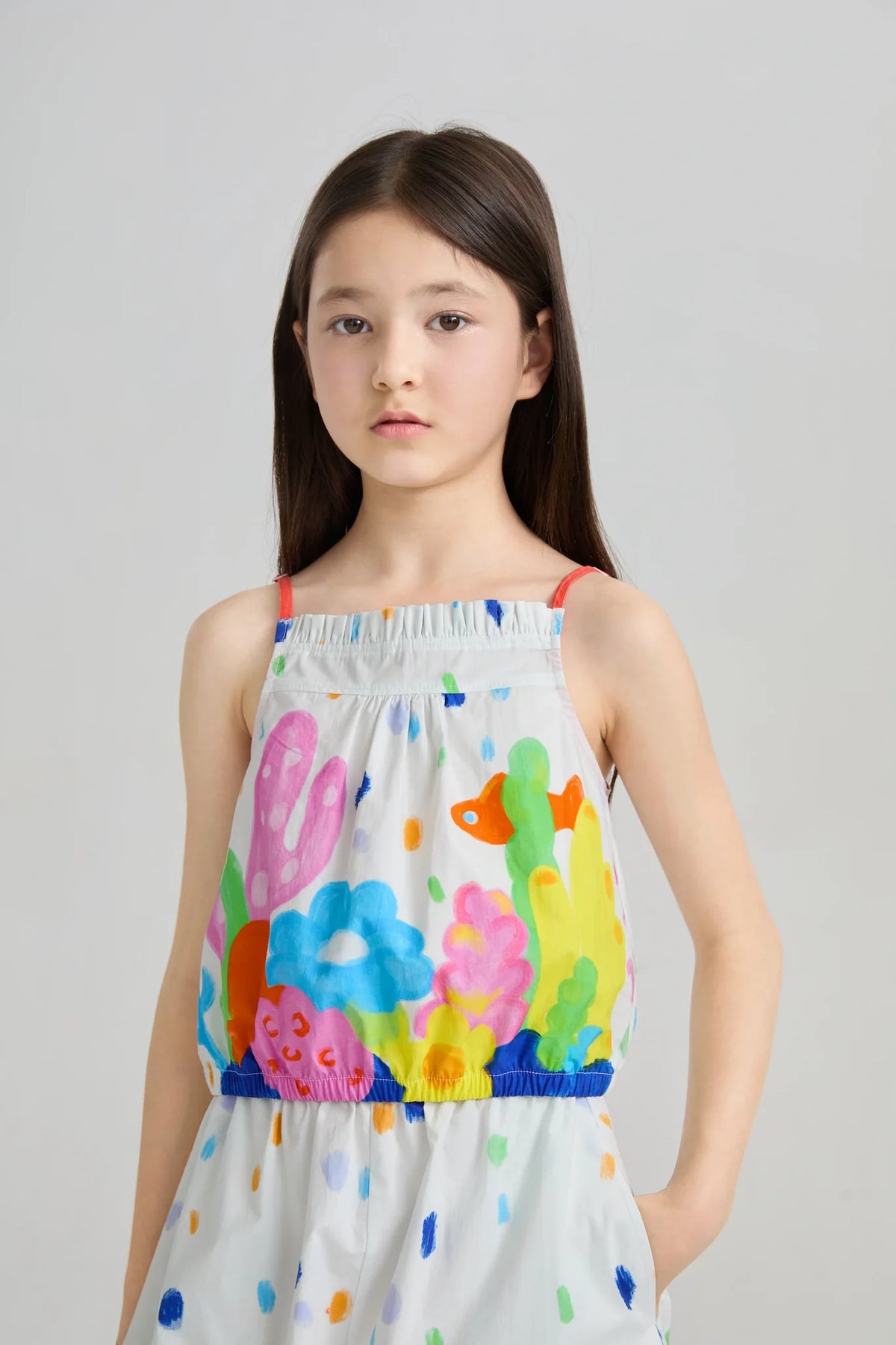 Poco Blush Coral-Reef Adjustable Cami