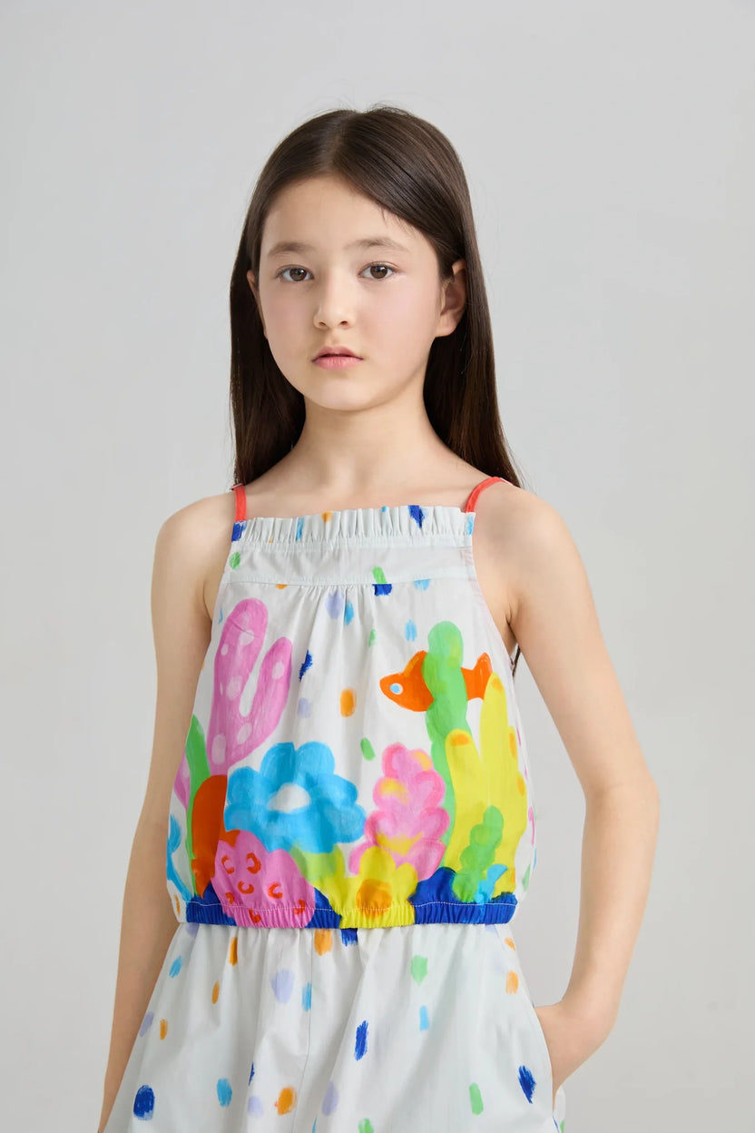 Coral-Reef Adjustable Cami by Poco Blush, image 2