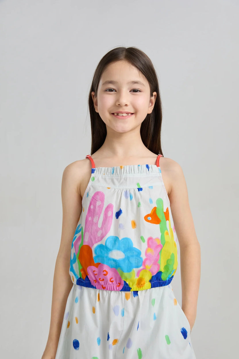 Coral-Reef Adjustable Cami by Poco Blush, image 4