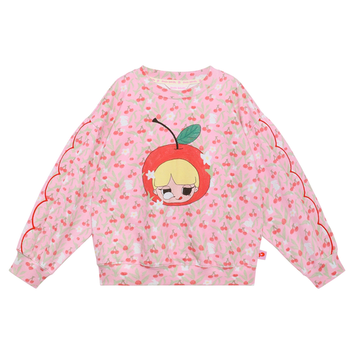 Cherry Meadow Sweatshirt in mehrfarb-print mit printmotiv