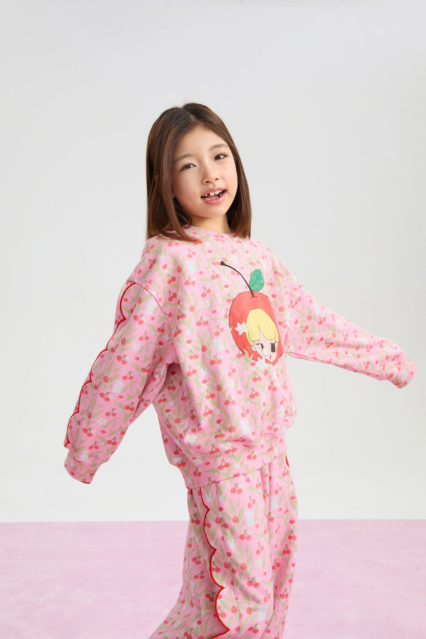 Cherry Meadow Sweatshirt by Poco Blush, image 4