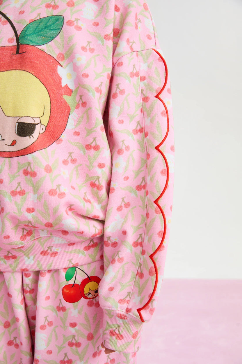 Cherry Meadow Sweatshirt by Poco Blush, image 9