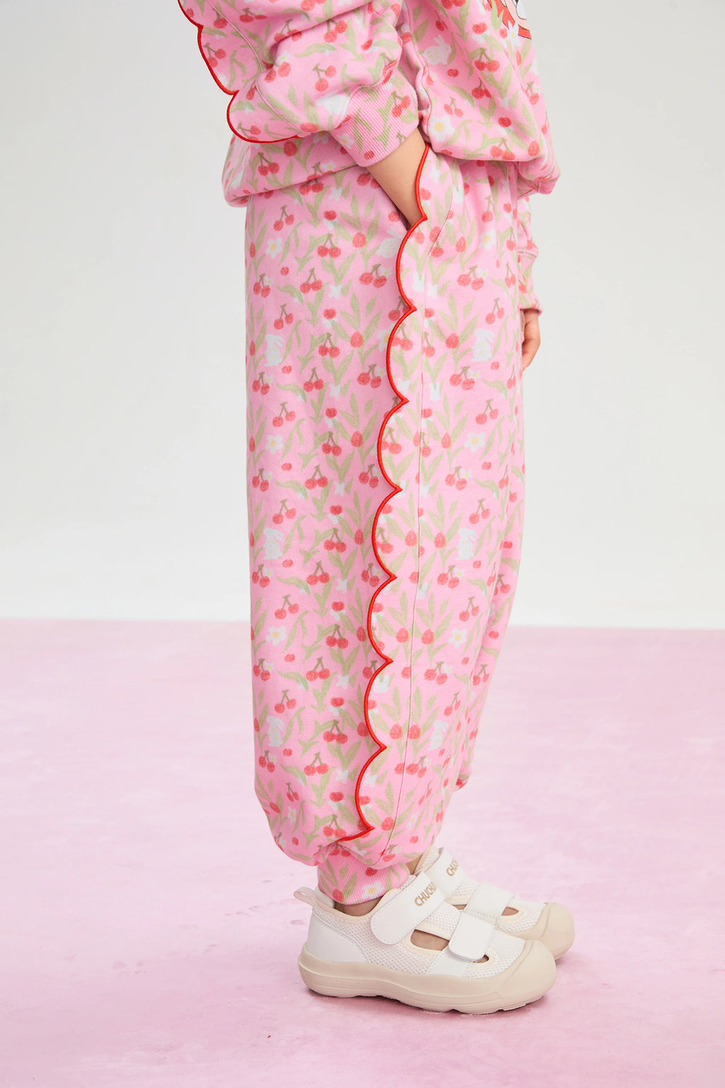 Poco Blush Cherry Meadow Jogger Pants