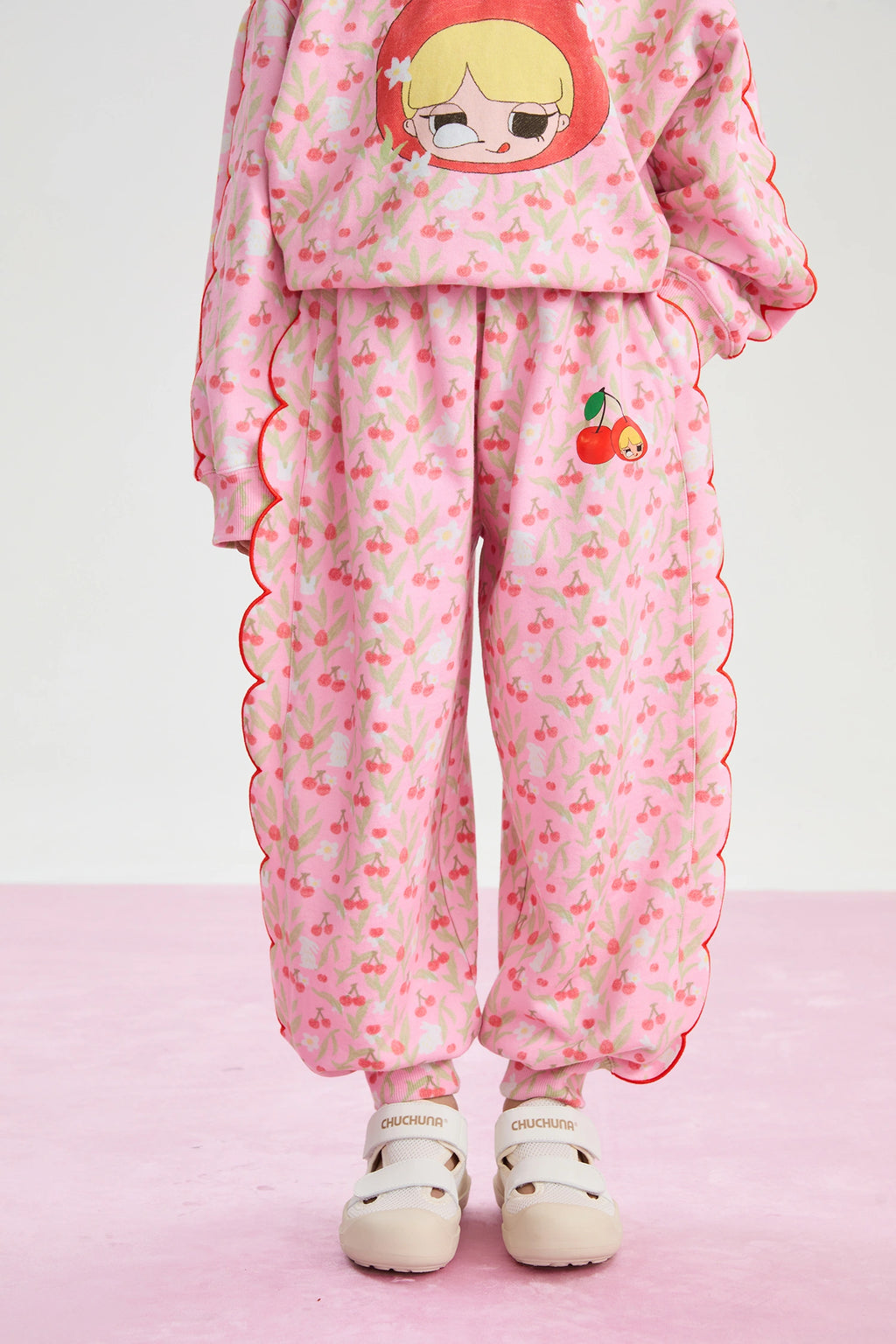 Poco Blush Cherry Meadow Jogger Pants