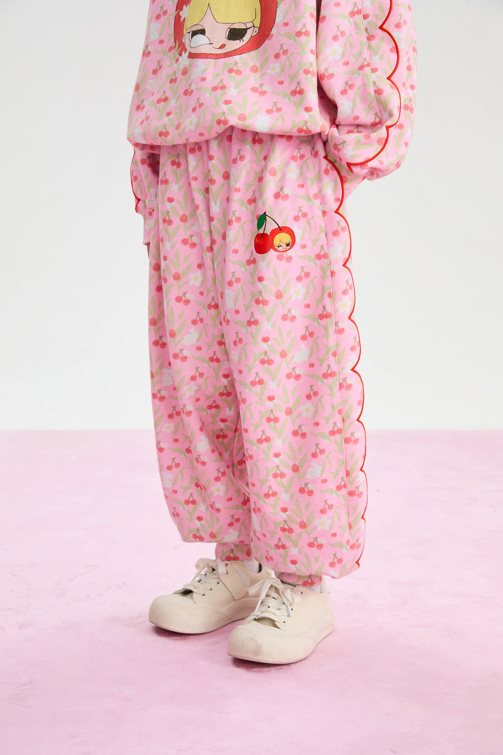 Poco Blush Cherry Meadow Jogger Pants