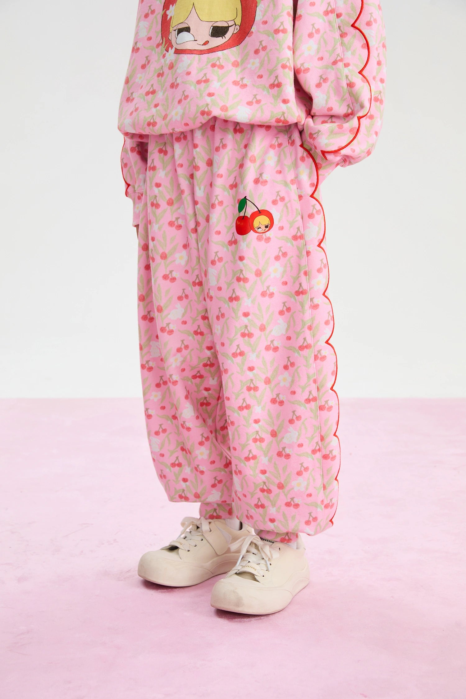 Poco Blush Cherry Meadow Jogger Pants