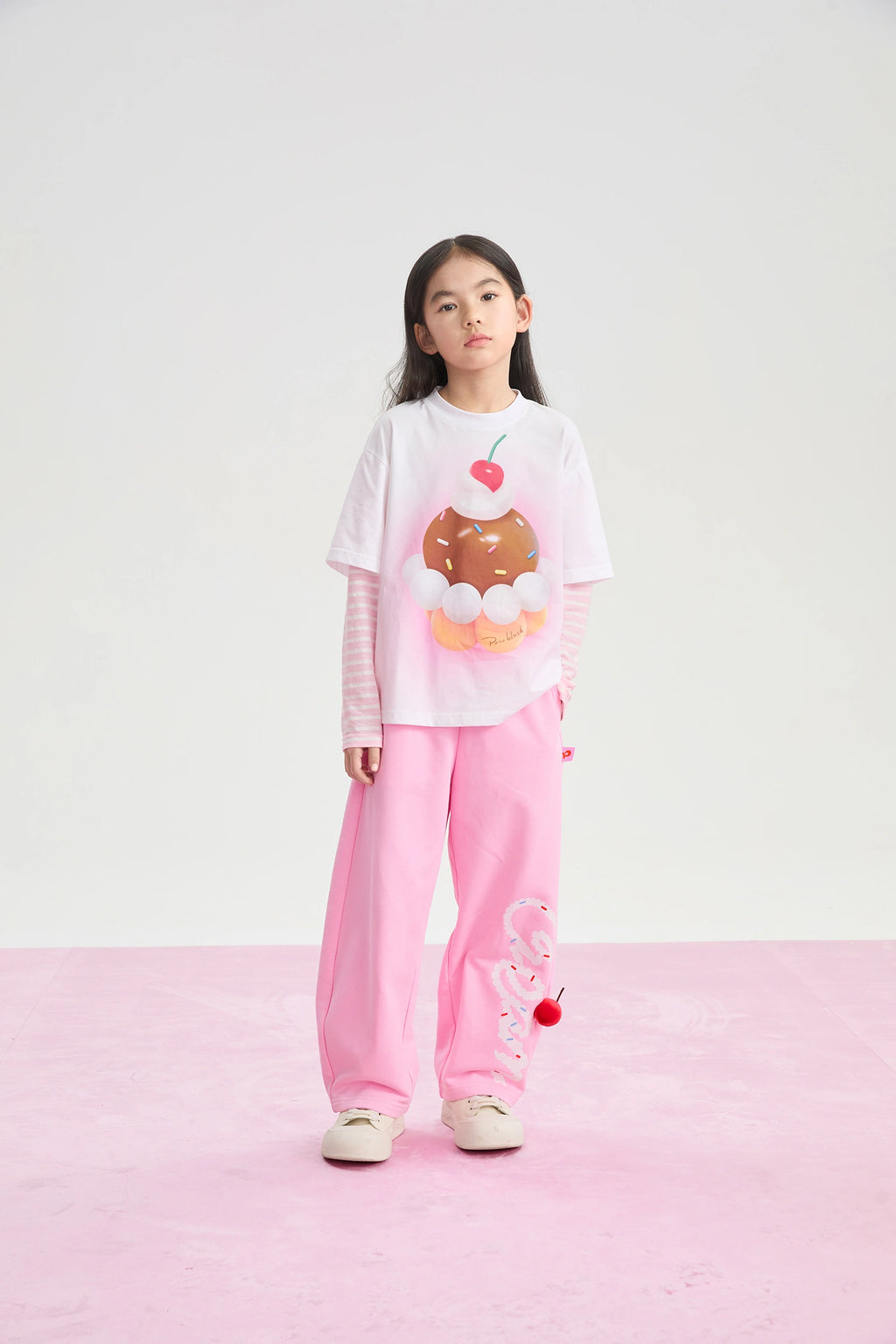 Poco Blush Balloon Pudding Layered T-Shirt