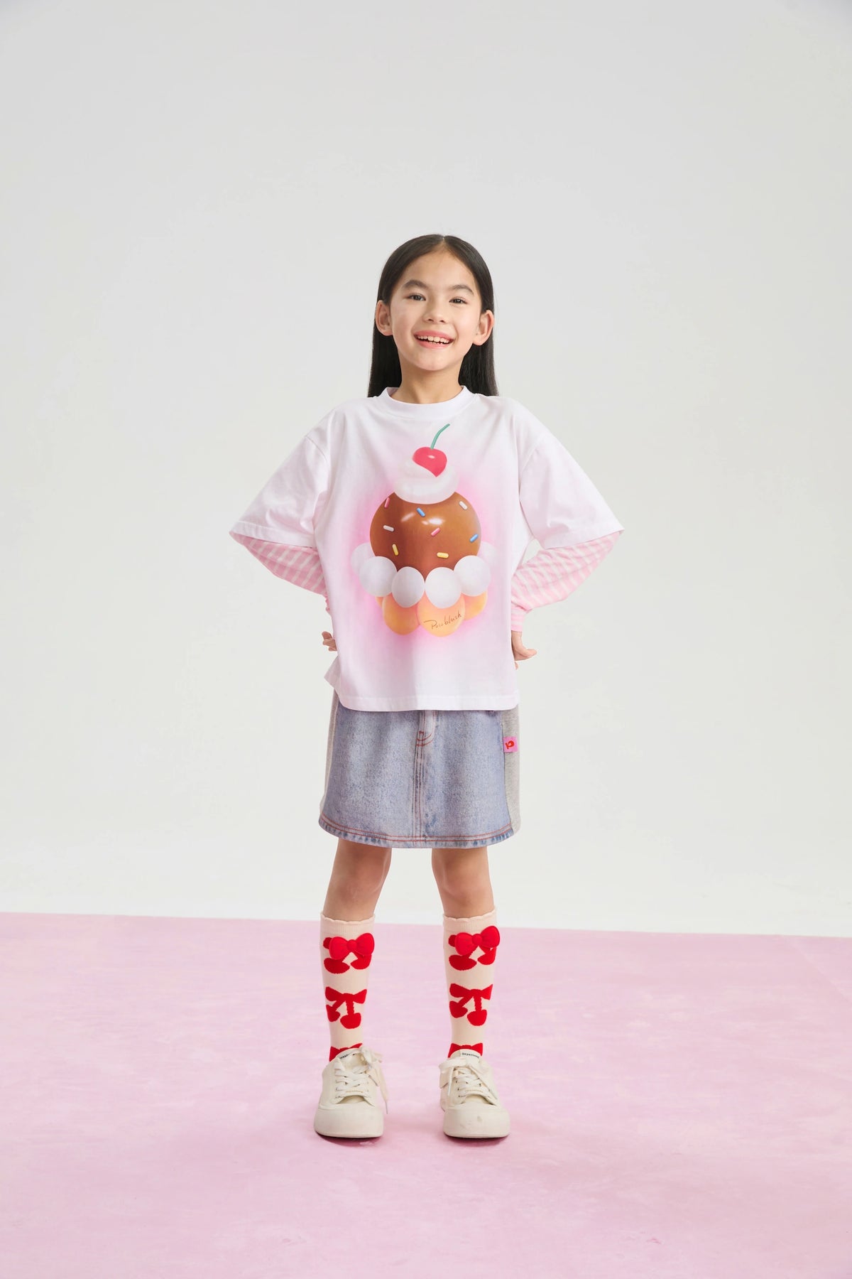 Pocket Cake Knit Skort by Poco Blush, image 2